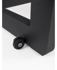 Lettino singolo Infinity Antracite Bizzotto