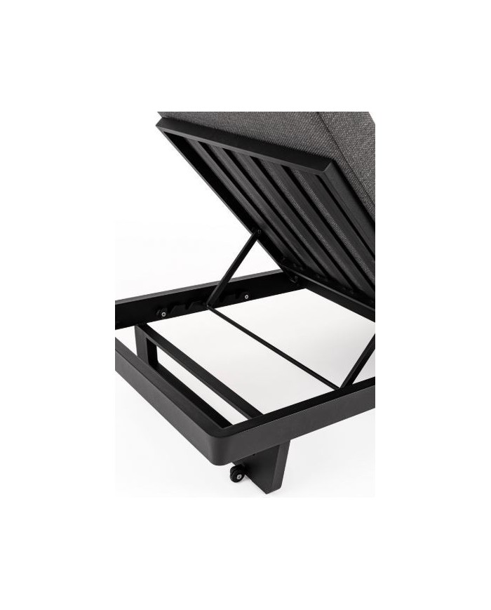 Lettino singolo Infinity Antracite Bizzotto