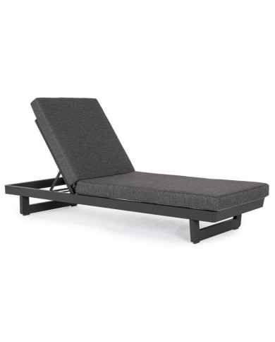 Lettino singolo Infinity Antracite Bizzotto