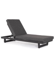 Lettino singolo Infinity Antracite Bizzotto