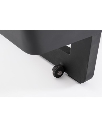 Lettino doppio Infinity antracite Bizzotto