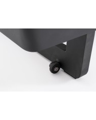 Lettino doppio Infinity antracite Bizzotto