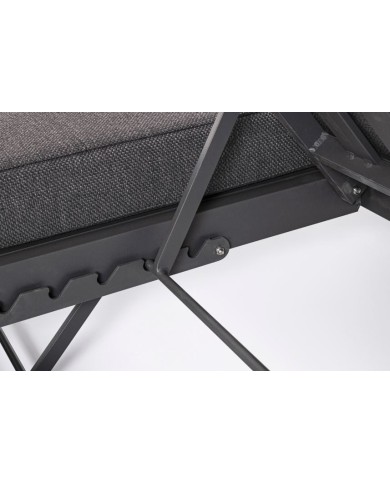 Lettino doppio Infinity antracite Bizzotto