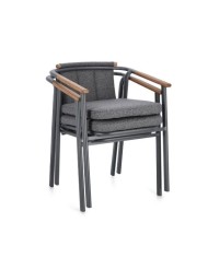 Sedia con Braccioli Leonida Morny Bizzotto