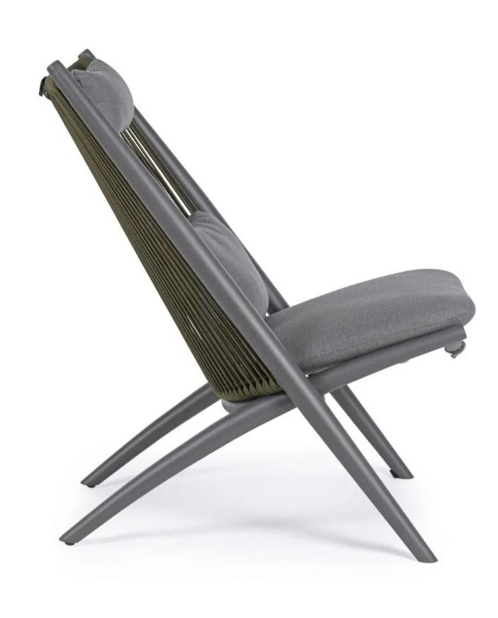 Poltrona lounge con cuscini Aloha Bizzotto 0660368