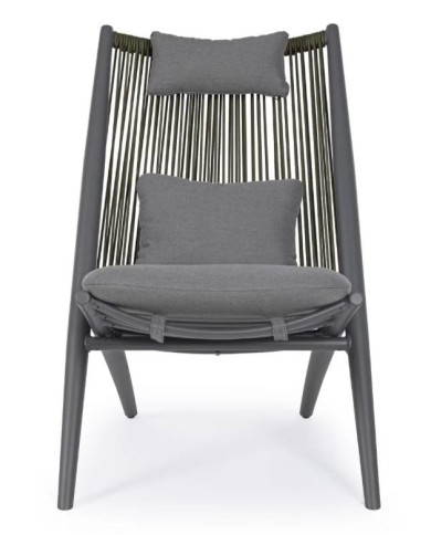 Poltrona lounge con cuscini Aloha Bizzotto 0660368