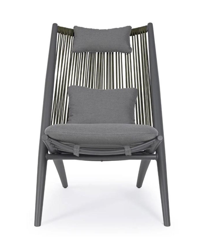 Poltrona lounge con cuscini Aloha Bizzotto 0660368