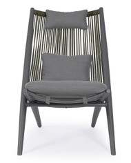 Poltrona lounge con cuscini Aloha Bizzotto 0660368