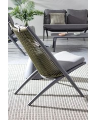 Poltrona lounge con cuscini Aloha Bizzotto 0660368