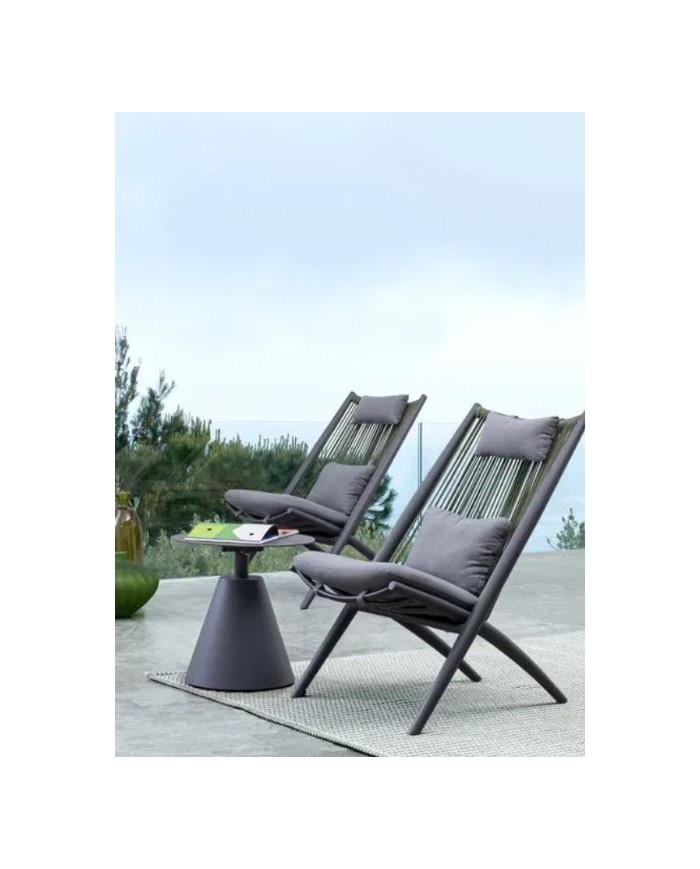 Poltrona lounge con cuscini Aloha Bizzotto 0660368