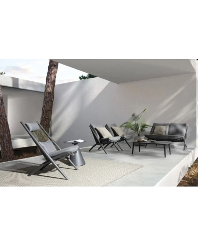 Poltrona lounge con cuscini Aloha Bizzotto 0660368