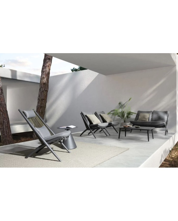 Poltrona lounge con cuscini Aloha Bizzotto 0660368