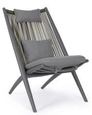 Poltrona lounge con cuscini Aloha Bizzotto 0660368