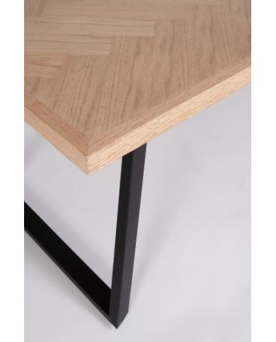 Tavolo Dukat 180x90 Nero Bizzotto