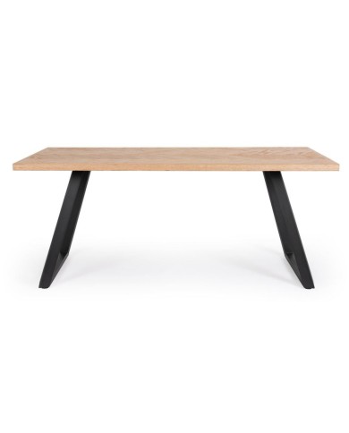 Tavolo Dukat 180x90 Nero Bizzotto