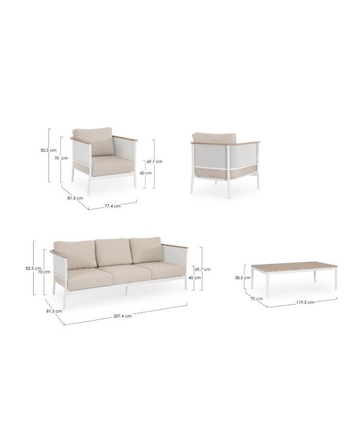 Set4 Salotto Ulises Vapor Bizzotto