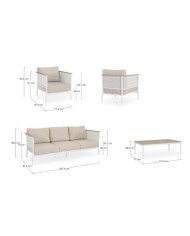 Set4 Salotto Ulises Vapor Bizzotto