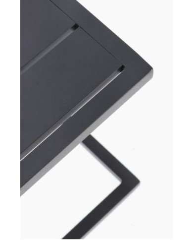 Tavolino  Taylor 40x40 grigio scuro Bizzotto