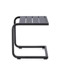 Tavolino  Taylor 40x40 grigio scuro Bizzotto