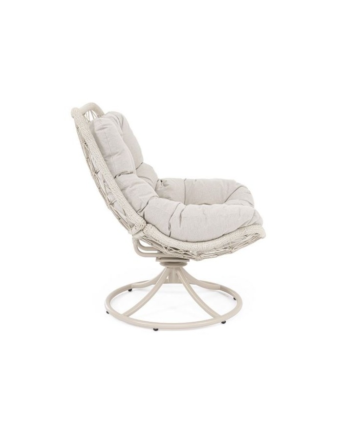 Poltrona girevole Azores Light Bizzotto