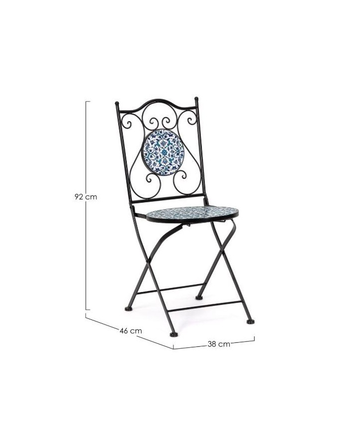 Sedia pieghevole Samos Bizzotto