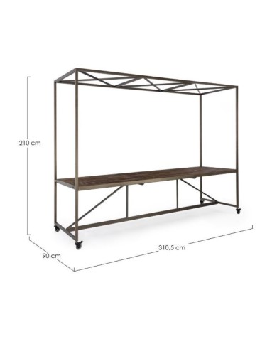 Tavolo espositore con tetto 300x210H Bizzotto