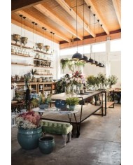 Tavolo espositore 2p con ruote Bizzotto