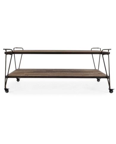 Tavolo espositore 2p con ruote Bizzotto