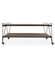 Tavolo espositore 2p con ruote Bizzotto