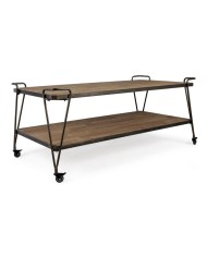 Tavolo espositore 2p con ruote Bizzotto