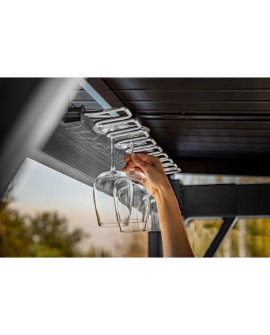 Keter gazebo bar signatur walnut