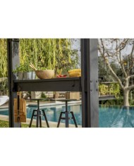Keter gazebo grill signature walnut
