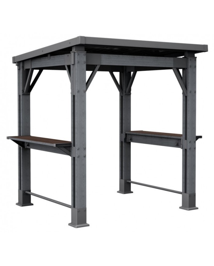 Keter gazebo grill signature walnut