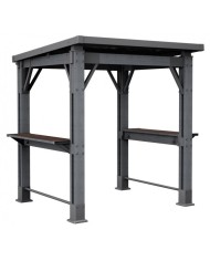 Keter gazebo grill signature walnut