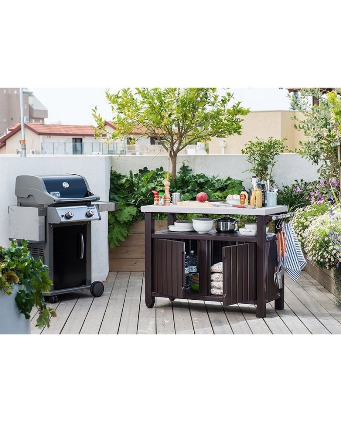 Keter tavolino in resina BBQ Unity XL