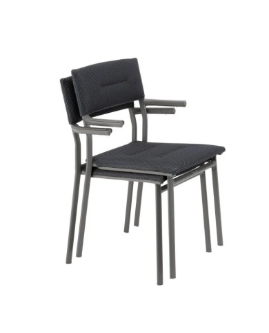 Sedia impilabile con braccioli LaFuma 5273