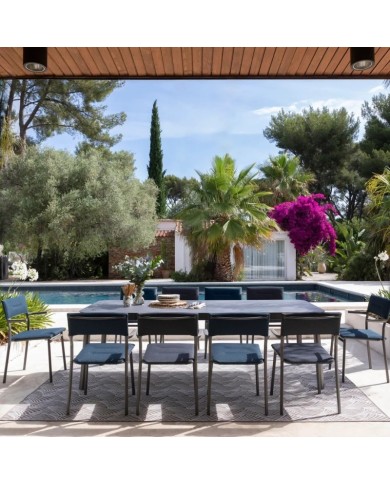 Sedia impilabile con braccioli LaFuma 5273