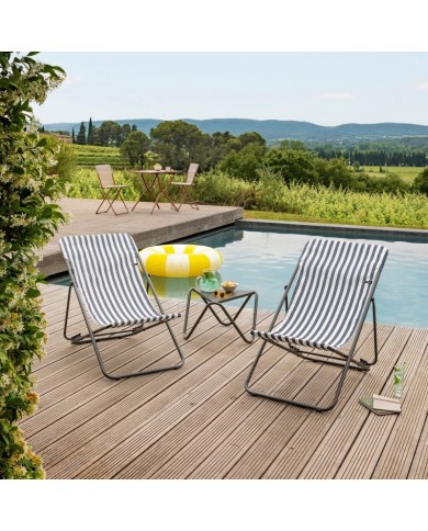 Sedia sdraio Maxi Transat LaFuma 5393 Rayure