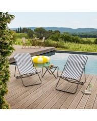 Sedia sdraio Maxi Transat LaFuma 5393 Rayure