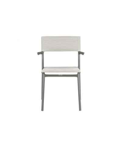 Sedia impilabile con braccioli oron LaFuma Titane