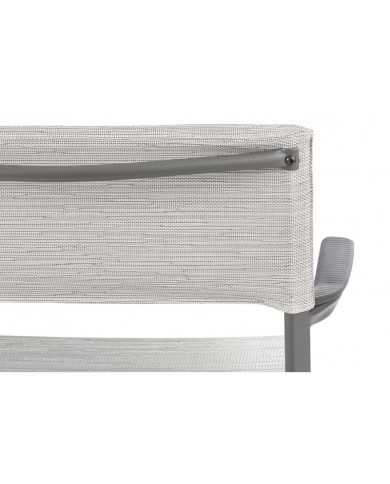 Sedia impilabile con braccioli oron LaFuma Titane