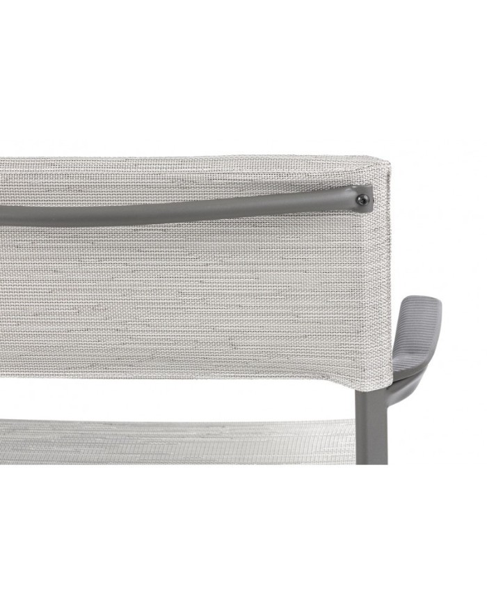 Sedia impilabile con braccioli oron LaFuma Titane