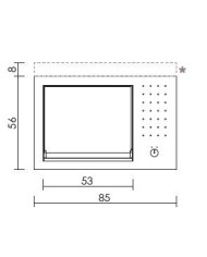 Piastra Barbecue Elettrica 55 ad Incasso Planet