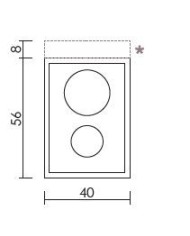Piano induzione per esterno a incasso Planet B.IN-INDU
