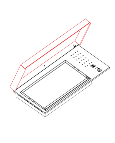 Coperchio per piastra Planet B.IN EL80