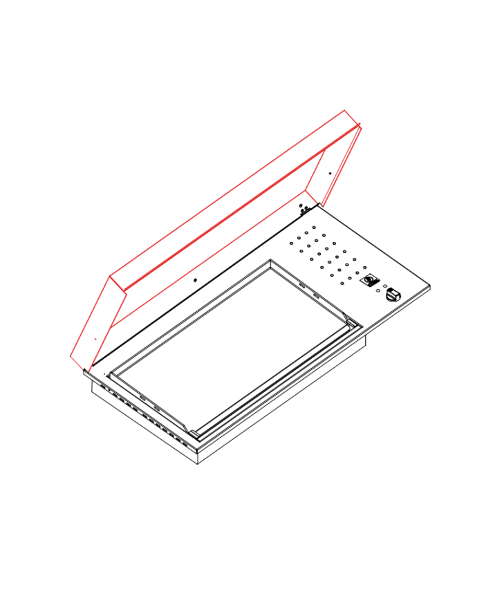 Coperchio per piastra Planet B.IN EL80