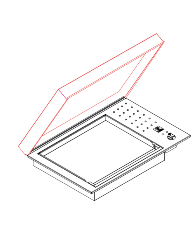 Coperchio per piastra Planet B.IN EL55