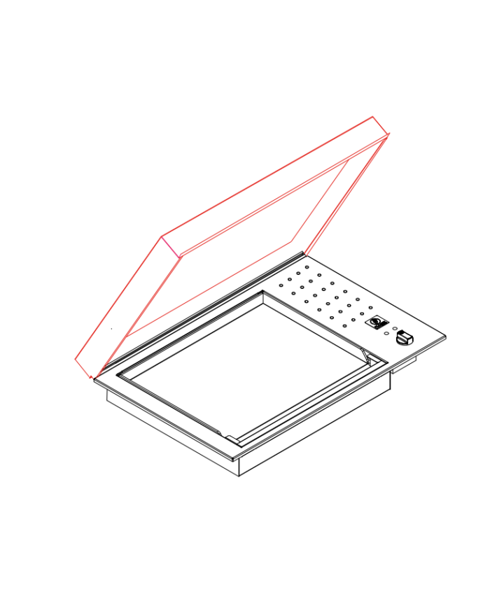 Coperchio per piastra Planet B.IN EL55