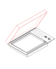 Coperchio per piastra Planet B.IN EL55