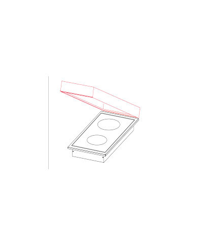 Coperchio per piano induzione Planet  B.IN INDU